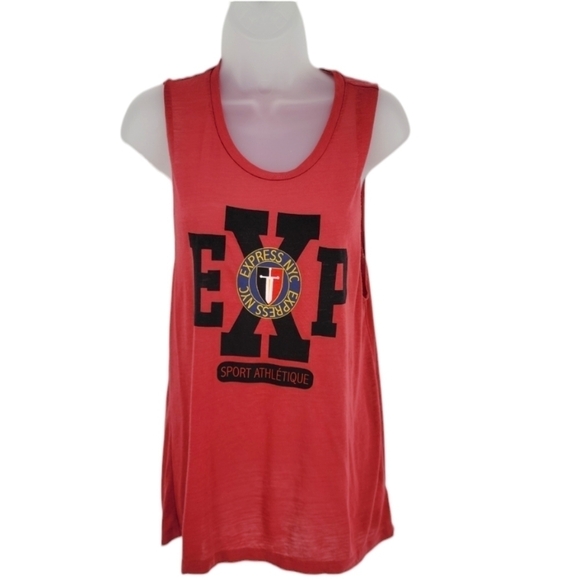 Express Red New York City Tank Top size xs - Picture 1 of 8